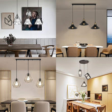 Load image into Gallery viewer, Three Chandelier Geometric Nested Hanging Chandelier For Table Dining