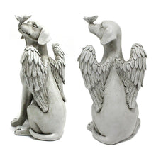 Load image into Gallery viewer, Angel Dog Butterfly Tribute Puppy Statue Sculpture Outdoor Garden Resin Decor