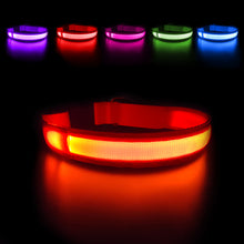 Load image into Gallery viewer, MASBRILL Dog Collar Adjustable Tactical Dogs Collars Flashing Necklace