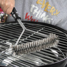 Load image into Gallery viewer, Kitchen Accessories BBQ Grill Barbecue Kit Cleaning Brush Stainless Steel