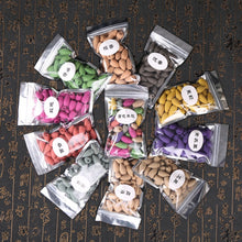 Load image into Gallery viewer, 45Pcs/bag Backflow Natural Sandalwood Colored Smoke Incense Cones