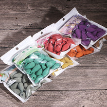 Load image into Gallery viewer, 45Pcs/bag Backflow Natural Sandalwood Colored Smoke Incense Cones