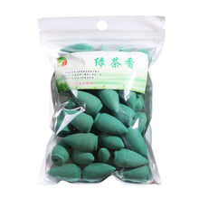 Load image into Gallery viewer, 45Pcs/bag Backflow Natural Sandalwood Colored Smoke Incense Cones