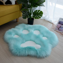 Load image into Gallery viewer, Cute Cat Paw Pattern Soft Plush Carpet