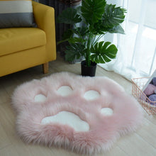 Load image into Gallery viewer, Cute Cat Paw Pattern Soft Plush Carpet