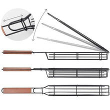 Load image into Gallery viewer, Stainless Steel Barbecue Outdoor Household BBQ Grill Net Sausage Basket