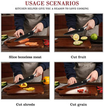 Load image into Gallery viewer, Professional Kitchen Knife Set with Covers Japanese