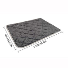 Load image into Gallery viewer, Dog Cat Electric Heat Pad Temperature Adjustable Pet Bed Blanket