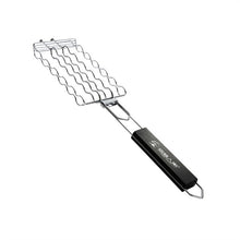 Load image into Gallery viewer, Barbecue Grilling Basket 6 Hot Dogs Metal BBQ Sausage Rack Grill Mesh Clip