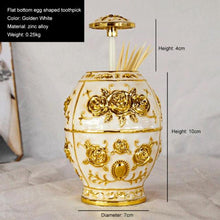 Load image into Gallery viewer, Metal Vintage Toothpick Container Automatic Toothpick Holder Dispenser