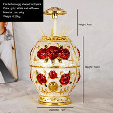 Load image into Gallery viewer, Metal Vintage Toothpick Container Automatic Toothpick Holder Dispenser