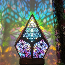 Load image into Gallery viewer, Floor Lamp Wood Bohemian Starry Sky Night Lamp USB Table Light Porjectors