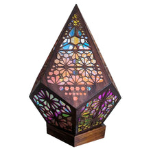 Load image into Gallery viewer, Floor Lamp Wood Bohemian Starry Sky Night Lamp USB Table Light Porjectors