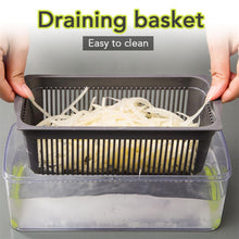 Load image into Gallery viewer, Multifunctional Vegetable Potato Cutter Fruit Slicer Grater Shredders Drain Basket Slicers