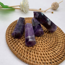 Load image into Gallery viewer, Raw Natural Banded Chevron Dream Amethyst Quartz Crystal Point Wand 30-70mm