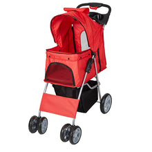 Load image into Gallery viewer, Outdoor Pet Cart Breathable Dog Carrier Bag Pet Stroller 360 Rotating Wheel