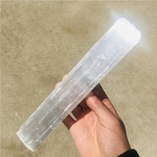 Load image into Gallery viewer, 20-40cm Selenite Sticks  White Gypsum Crystals Wands Blades

