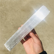 Load image into Gallery viewer, 20-40cm Selenite Sticks  White Gypsum Crystals Wands Blades
