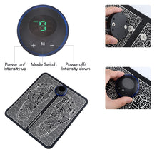Load image into Gallery viewer, EMS Foot Massage Physiotherapy Multi-directional Electric Muscle Stimulator Contraction Promote Blood Circulation USB Charge
