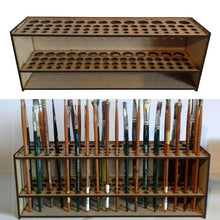 Load image into Gallery viewer, Painting Brush Pen Storage Holder Stand Organizer Rack Drawing Supplies Made Of Material Durable DIY Assemble
