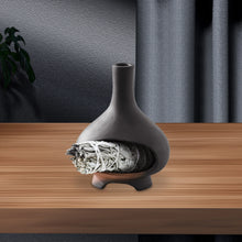 Load image into Gallery viewer, Ceramic Palo Santo Holder Ornament Sage Burner Incense Holder for Desk Office Fountain Yoga Meditation Living Room Home Decor
