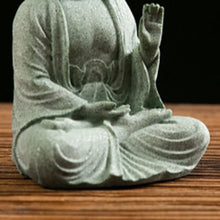 Load image into Gallery viewer, Sandstone Buddha Fish Tank Decoration Meditation Buddha Craft Buddha Zen Sculpture Micro Landscape Fish Tank Statue
