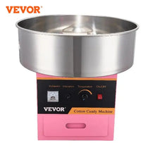 Load image into Gallery viewer, VEVOR Electric Cotton Candy Machine Commercial Floss Maker with Stainless Steel Bowl Sugar Scoop and Drawer for Birthday Party
