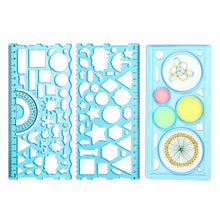 Load image into Gallery viewer, 3Pcs Children's Drawing Template Plastic Ruler Learning Educational Toys Magic Board Kids Crafts and Arts Child Manual Activity
