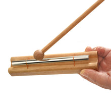 Load image into Gallery viewer, Meditation Energy Chime with Mallet Mindfulness Hand Bell Classroom Chime for Prayer Yoga Percussion Instrument Reminder Bell
