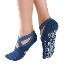 Load image into Gallery viewer, Women Yoga Socks Anti Slip Bandage Sports Ladies Girls Ballet Socks Dance Sock Slippers Yoga Socks Non Slip Acupressure Mat
