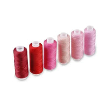 Load image into Gallery viewer, 24 Color Sewing Thread 100 Polyester Yarn Sewing Thread Roll Machine Hand Embroidery 200 Yard Each Spool For Home Sewing Kit
