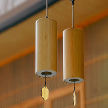 Load image into Gallery viewer, Hluru Windbell Bamboo Wind Chime 8 Tone Rods Windchimes Zen Meditation Craft Home Garden Patio Hanging Ornaments C G Am Dm Chord
