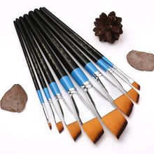 Load image into Gallery viewer, Hand Painted Brush Nylon Hair Artist Paintbrush Acrylic Art Paint Brush, Fine Tip Paint Brush for Watercolor Paint Brush F19E
