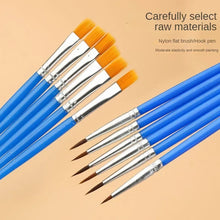 Load image into Gallery viewer, 10/50 PCS Paint Brush Kids Model Canvas Painting Paintings Detail Essential Props for Painting Art Artist Accessories Stationery
