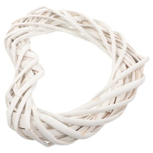 Load image into Gallery viewer, Garland Wreath Rattan Ring Heart Shaped Hoops DIY Xmas Frame Decorations 2000X1800X350CM For Making Garlands White Hanging

