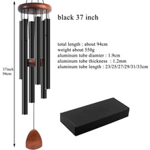 Load image into Gallery viewer, Metal Windchime Aluminum Windbell Wind Chimes 6 Tubes Chimes Home decoration Craft Outdoor Garden Patio Notes Zen Meditation
