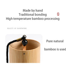 Load image into Gallery viewer, Hluru Windbell Bamboo Wind Chime 8 Tone Rods Windchimes Zen Meditation Craft Home Garden Patio Hanging Ornaments C G Am Dm Chord
