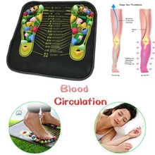 Load image into Gallery viewer, Foot Massage Yoga Mat Pebble Road Body Pain Health Fitness Foot Mat Toe Pressure Blood Circulation Plate Mat - 1 pcs 35x35cm
