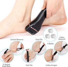 Load image into Gallery viewer, Electric Callus Remover Professional Foot File Grinder Pedicure Machine Rechargeable Heel Cracked Dead Skin Scrubber 3 Heads
