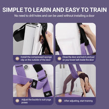 Load image into Gallery viewer, Aerial Yoga Strap Pull Rope Woman Hammock Stretch Leg Splits Trainer Female Gym Belt Aerial Hammock Swing Stretching Inversion
