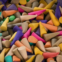 Load image into Gallery viewer, 60pcs/Bag Incense Cones Scented Anxiety Relief Fragrance Incense Cones Natural Scents Cones For Meditation Relaxation Mix Colour
