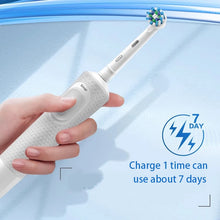 Load image into Gallery viewer, Oral B Vitality Electric Toothbrush Adult Rechargeable Toothbrush Rotation Type 3D Whiten Teeth Waterproof Brush with 8 Heads
