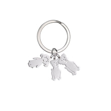 Load image into Gallery viewer, Child Mother Kid Personalized Keychain Custom Name Key Chain Boy Girl Dog Cat Gift For Women Man Family Mom Dad Original Jewelry
