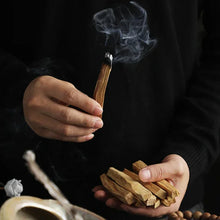 Load image into Gallery viewer, High oil content Palo Santo Natural Incense Sticks For indoor aromatherapy A refreshing breath meditation
