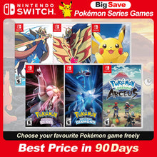 Load image into Gallery viewer, Pokémon Nintendo Switch Game Pokemon Pearl Diamond Sword Shield Pokémon Arceus Scarlet Violet Pikachu Lets Go Physical Game Card
