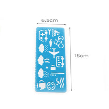 Load image into Gallery viewer, 3Pcs Children's Drawing Template Plastic Ruler Learning Educational Toys Magic Board Kids Crafts and Arts Child Manual Activity
