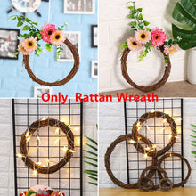 Load image into Gallery viewer, 8-30CM Christmas Artificial Wreath Wicker Vine Ring Festival Rattan Garland Xmas Party  Decoration Garlands
