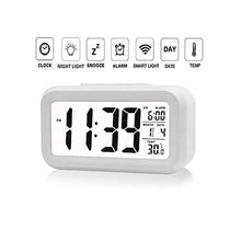 Load image into Gallery viewer, LED Digital Alarm Clock Backlight Snooze Data Time Calendar Desktop Multifunction Electronic Backlight Table Clock
