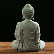 Load image into Gallery viewer, Sandstone Buddha Fish Tank Decoration Meditation Buddha Craft Buddha Zen Sculpture Micro Landscape Fish Tank Statue
