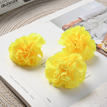Load image into Gallery viewer, 50Pcs Marigold Artificial Flower for Diwali Home Decor DIY Wreath Garland Craft Wedding Party Decoration
